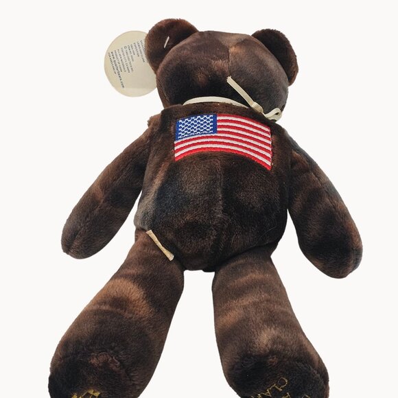 VTG 2000s TY Babies Authentic Mint Bear Collectible Golden Sacagawea Dollar Bear - Picture 7 of 16